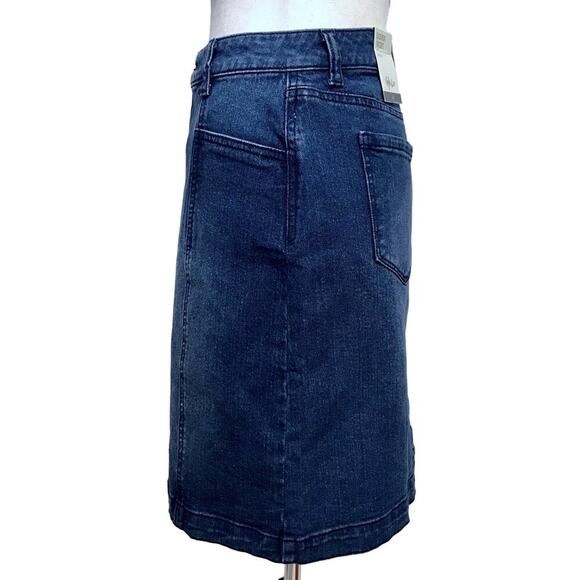 Style & Co NWT Medium Wash Mini Jean Skirt Women 4 - Picture 6 of 16